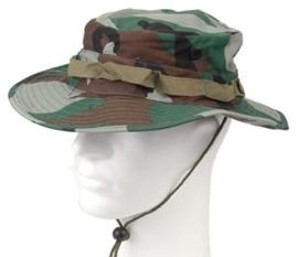 BUSH HAT JUNGLE US (RIP-STOP) WOODLAND CAMO