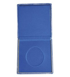 CARCASA MEDALIE ALBASTRA 12X12X3,5 CM