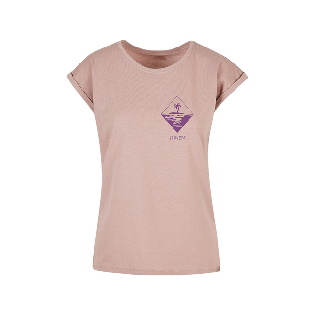 TRICOU PENTRU FEMEI - FORVERT PRINT - DUSKROSE - PASADENA - BRANDIT