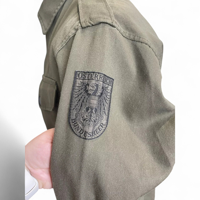 Camasa originala - Surplus militar armata Austriaca - Verde OD - Uzata