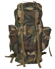 RUCSAC GERMAN TACTIC MARE - 65 L - Mil-Tec® - WOODLAND