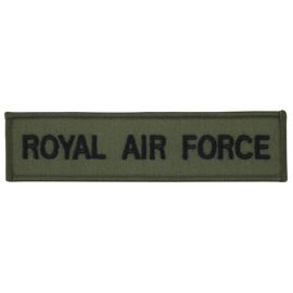 Patch GB "ROYAL AIR FORCE" - Surplus Militar 14 x 3,5 cm