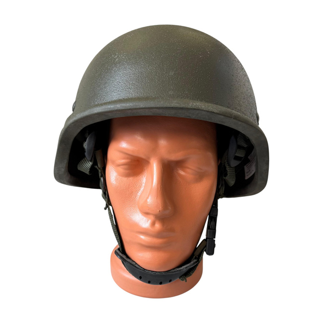 Ballistic Protection Helmet - Kevlar - Romanian Armed Forces Military Surplus - Olive Drab Green - Like New