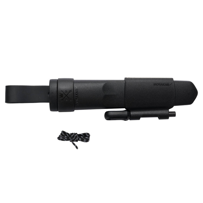 GARBERG BLACKBLADE™ WITH SURVIVAL KIT (C) - MORAKNIV® - BLACK (ID 13915)