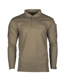 BLUZA TACTICA POLO CU MANECI LUNGI - USCARE RAPIDA - Mil-Tec - OD