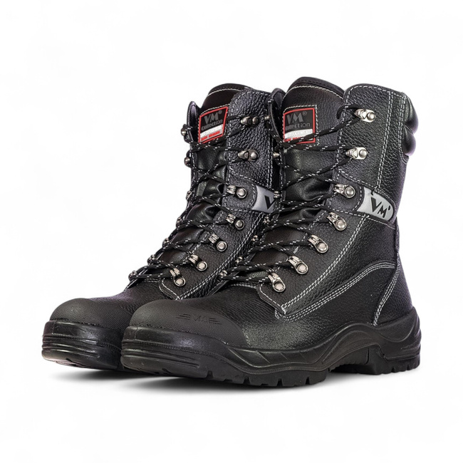 Safety boots - LONDON 2330-S3 CI – with steel toe cap and anti-perforation midsole - Black - VM