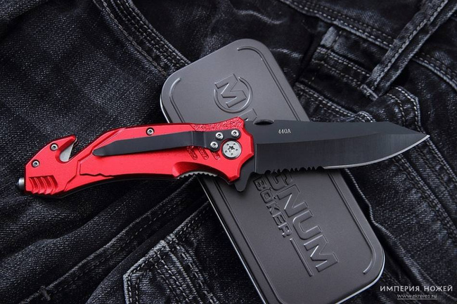 Pocket knife Fire Fighter - Red - Magnum by Boker