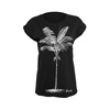 WOMEN'S T-SHIRT - FORVERT PRINT - BLACK - FONTANA - BRANDIT