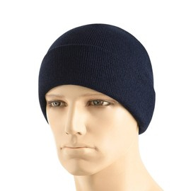 ACRYLIC FABRIC KNITTED WATCH CAP - DARK NAVY BLUE - M-TAC