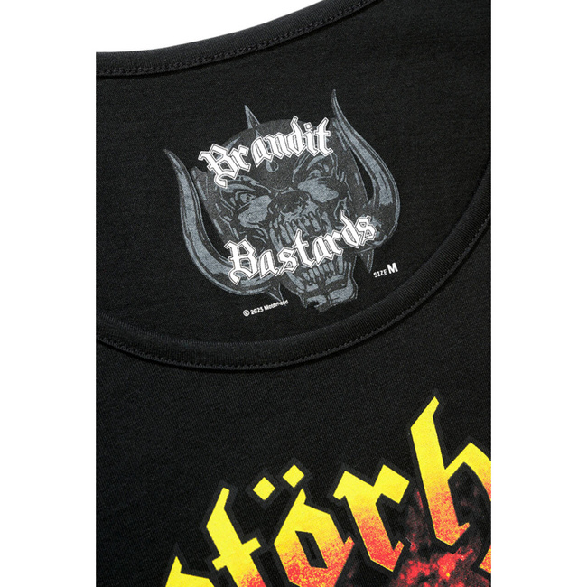 MAIEU MOTÖRHEAD DIN BUMBAC CU IMPRIMARE OVERKILL - NEGRU - BRANDIT