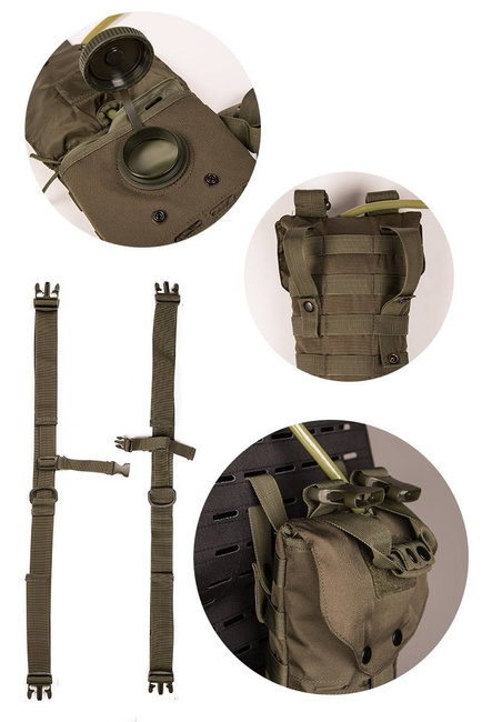 RUCSAC LASERCUT - CU PACHET DE HIDRATARE - 2.5L - Mil-Tec - OD