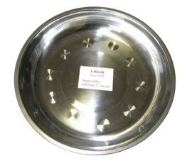 PLATE STAINLESS STEEL HIGH SOUP PLATE DIAMETER 22 CM