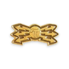 Semn de arma pentru grad - Transmisiuni - Surplus Militar Armata Ungariei - Ca Nou