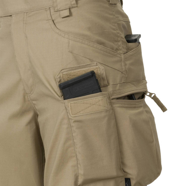 PANTALONI SCURTI TACTICI - UTS - POLIBUMBAC RIPSTOP - Helikon-Tex - GRI CENUSIU