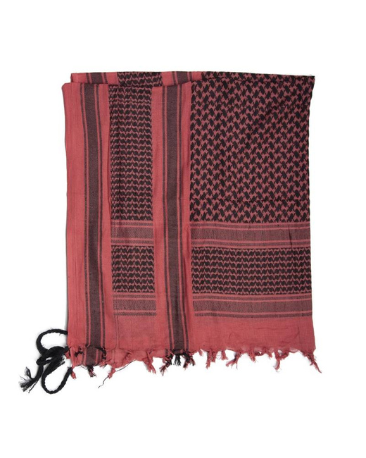 Shemagh scarf - red/black