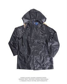 CZECH BLACK RAINCOAT - LIKE NEW