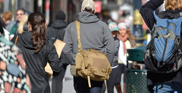 GEANTA URBAN COURIER LARGE® - CORDURA® - OLIVE 