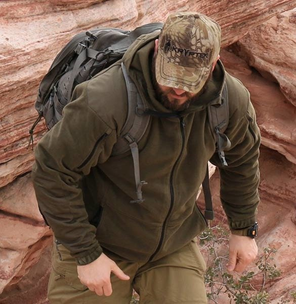 JACHETA FLEECE CUMULUS® - Helikon Tex® - VERDE TAIGA