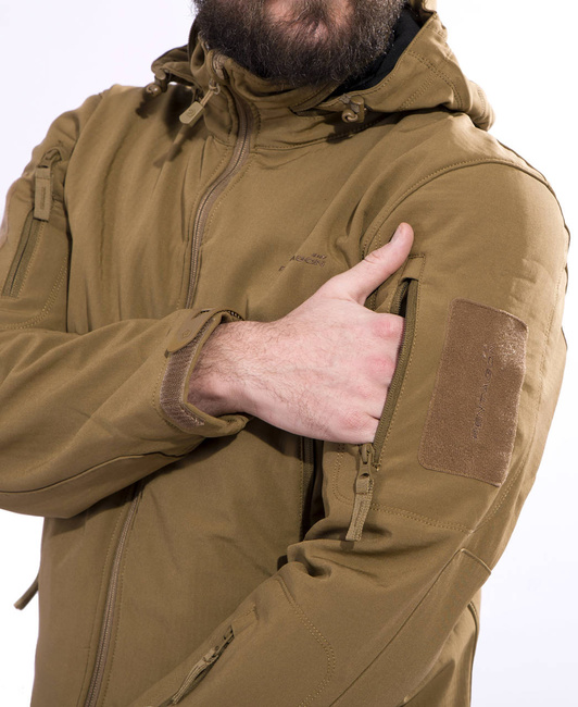 JACHETĂ IMPERMEABILĂ - ARTAXES SOFTSHELL - PENTAGON® - VERDE GRINDLE