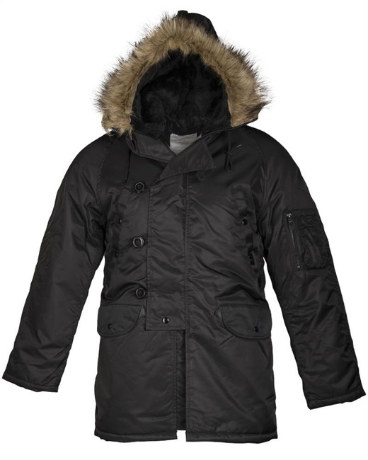 Jacheta Parka Neagra N3B - Teesar - Mil-Tec