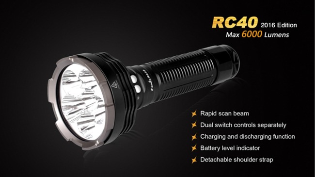 Lanterna Fenix RC40, impermeabila