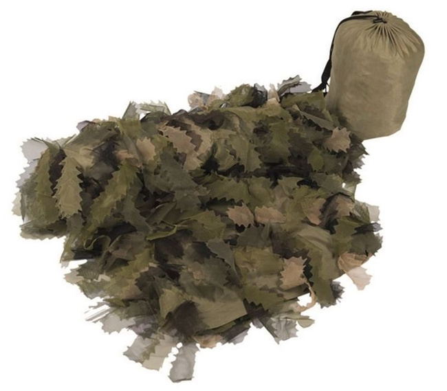 Plasa Ghillie "Oak Leaf 3D", 200 x 200 cm, Woodland