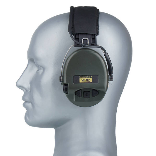 Protecție urechi/căști Supreme Pro-X - Verde - 75302-X/L-S - Sordin 