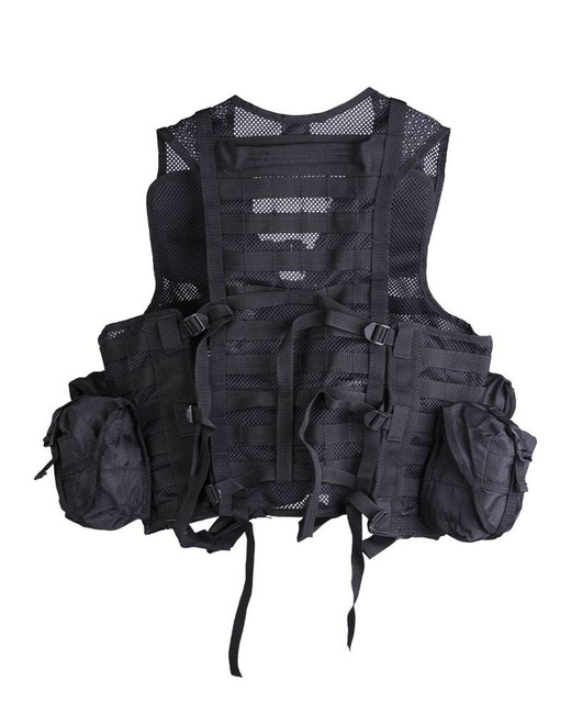 VESTA TACTICĂ SISTEM MODULAR CU 8 BUZUNARE - Mil-Tec® - NEAGRĂ